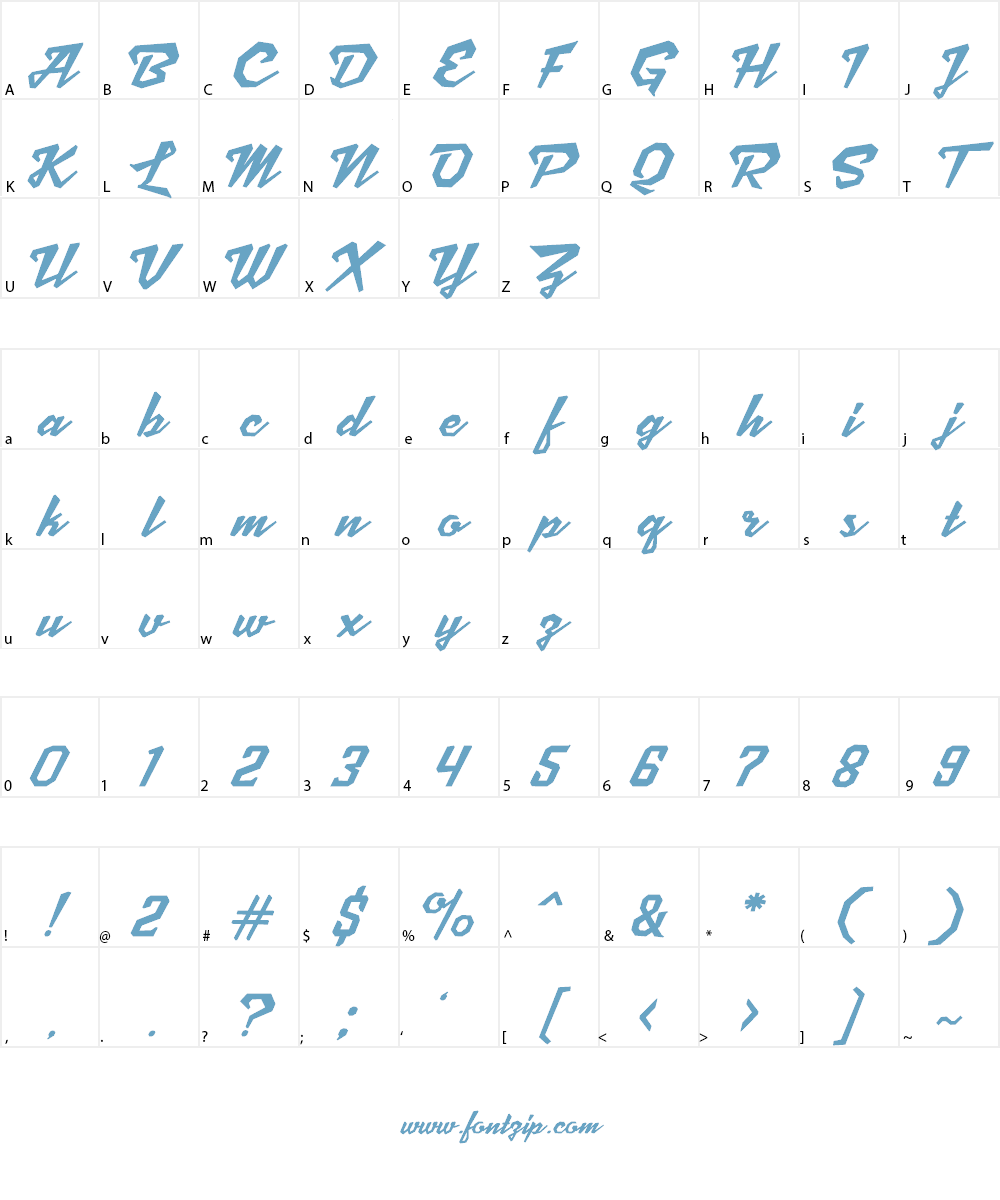 Scriptonite Font Character